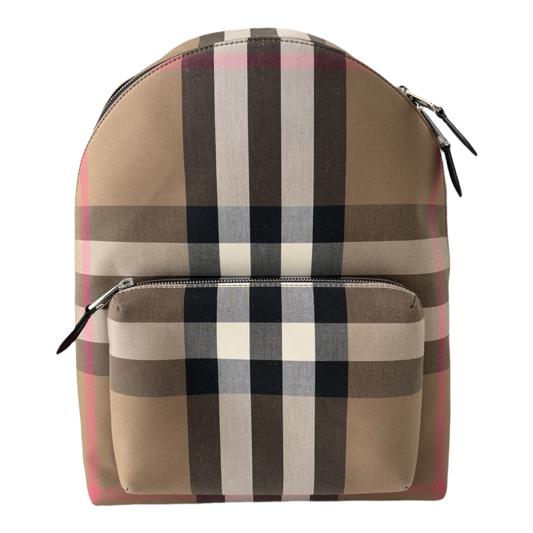 Jeff Check Pattern Backpack