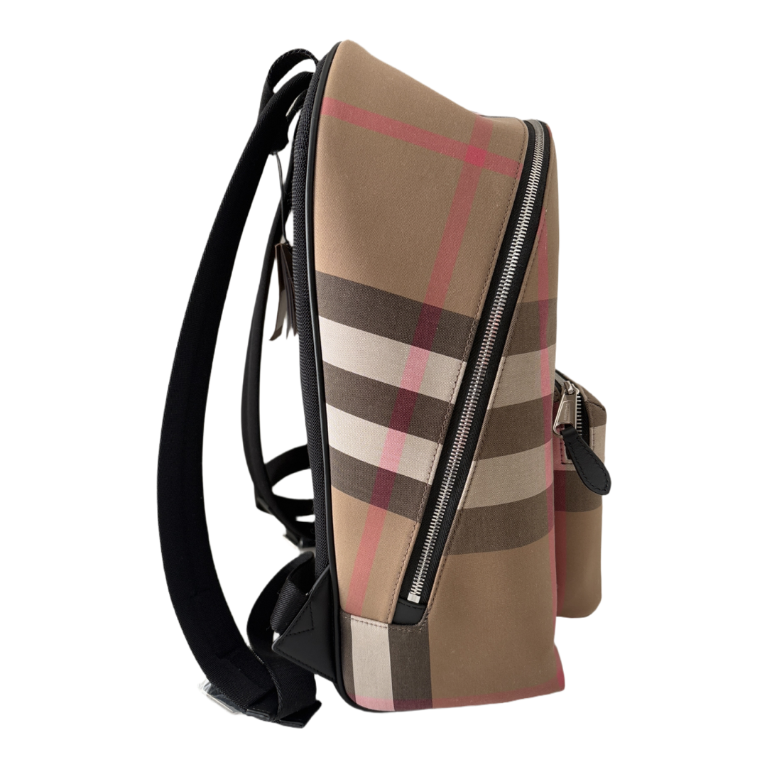 Jeff Check Pattern Backpack