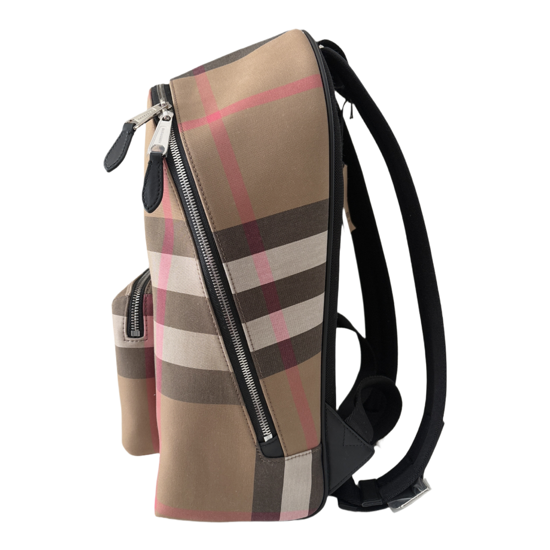Jeff Check Pattern Backpack