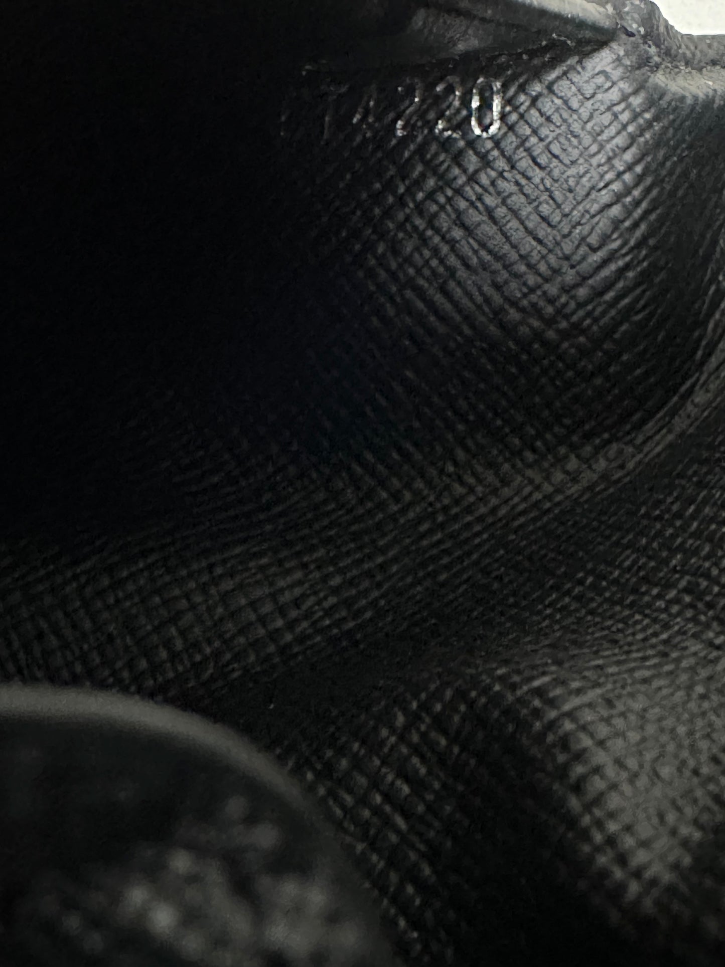 Monogram Pastel Pocket Organizer Noir Canvas