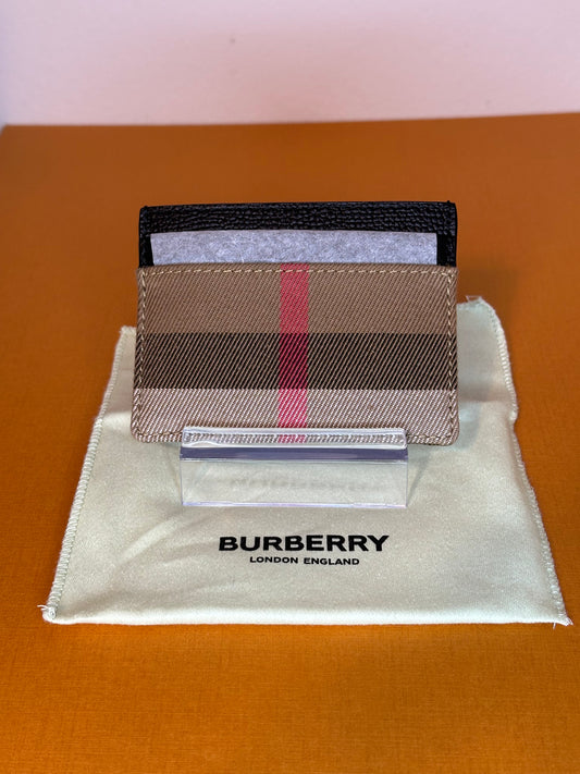 Check Pattern Card Holder