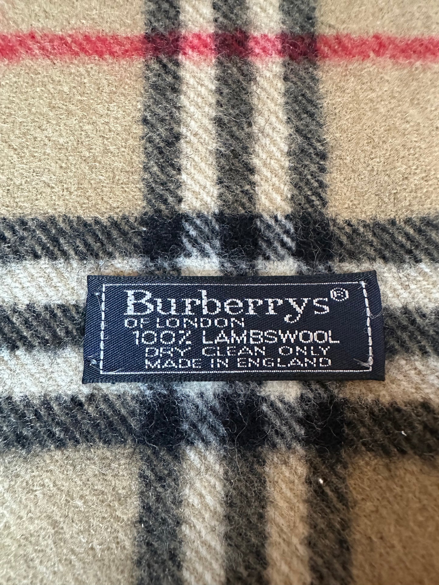 Nova Check Lambs Wool Scarf