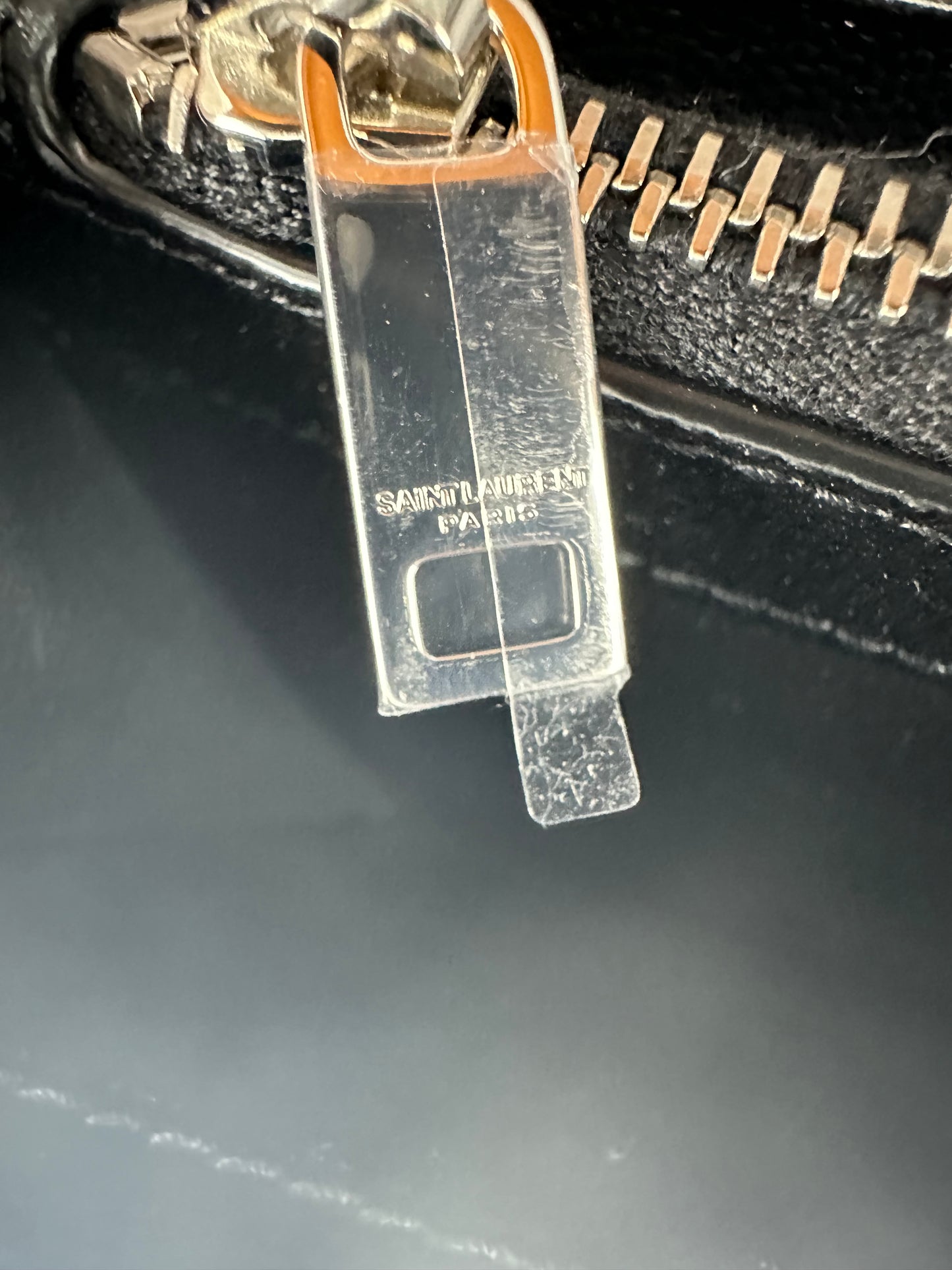 Cassandre Lambskin Chain Wallet Silver