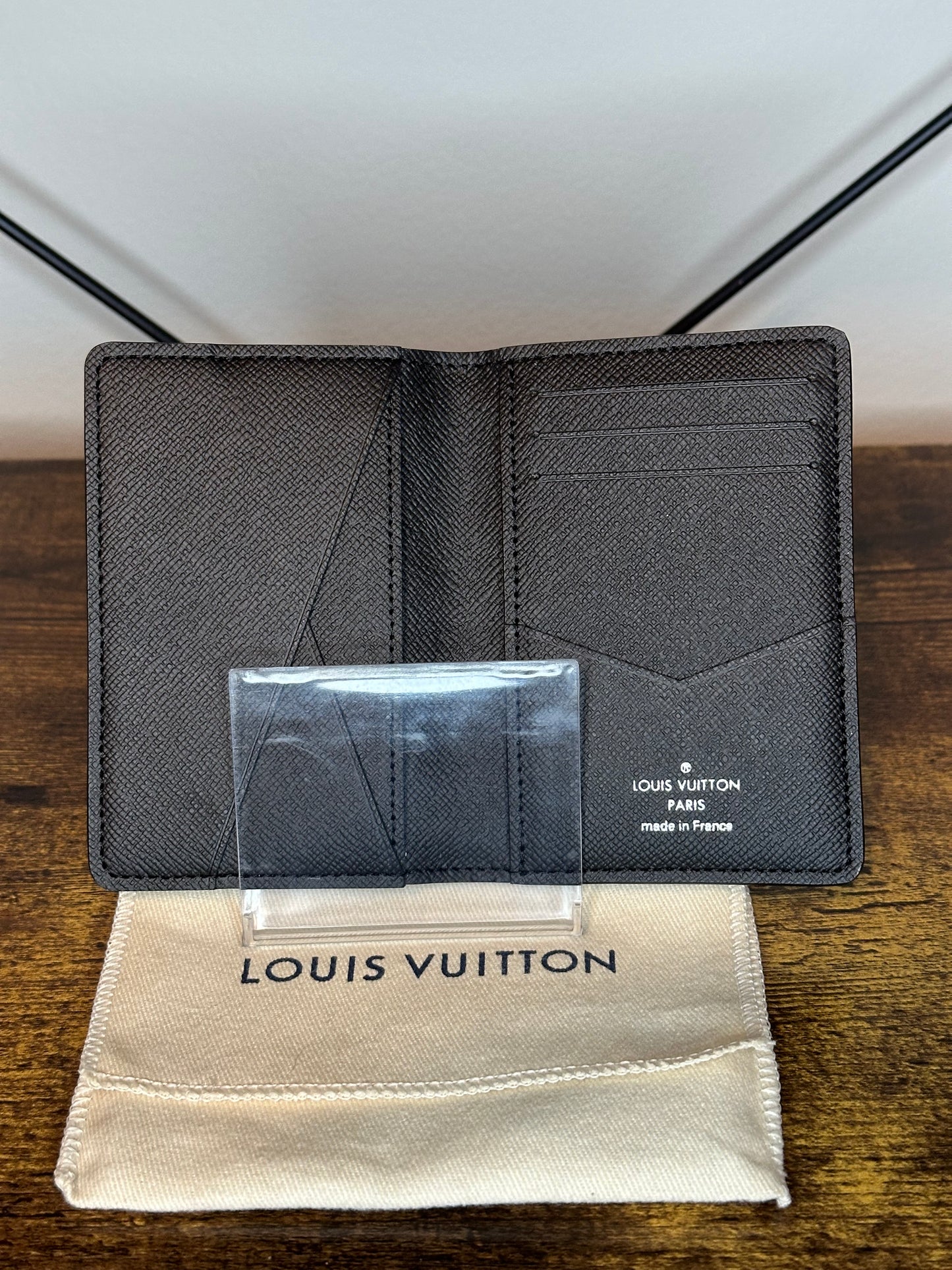 Damier Graphite Pocket Organizer