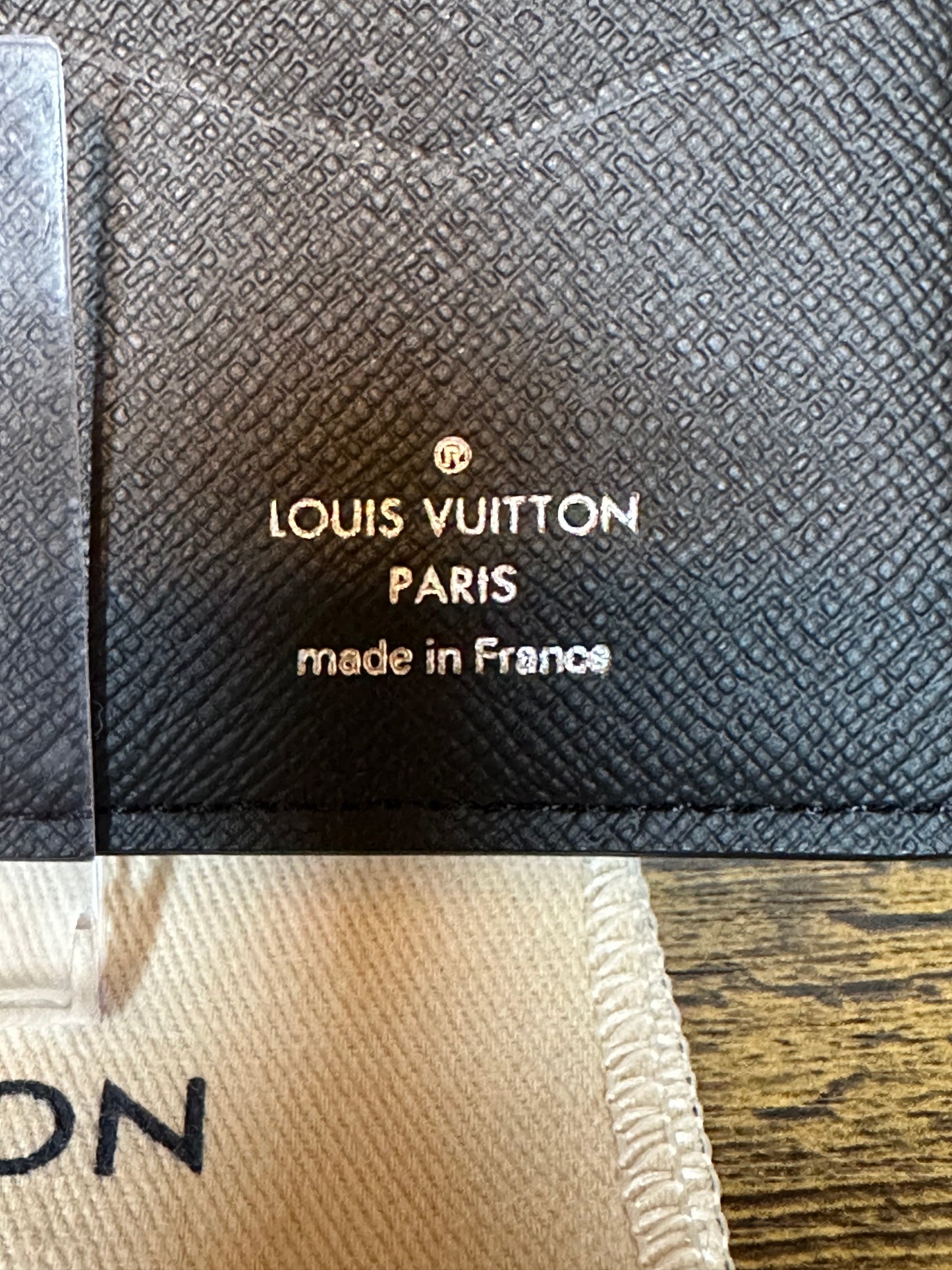 Damier Graphite Pocket Organizer