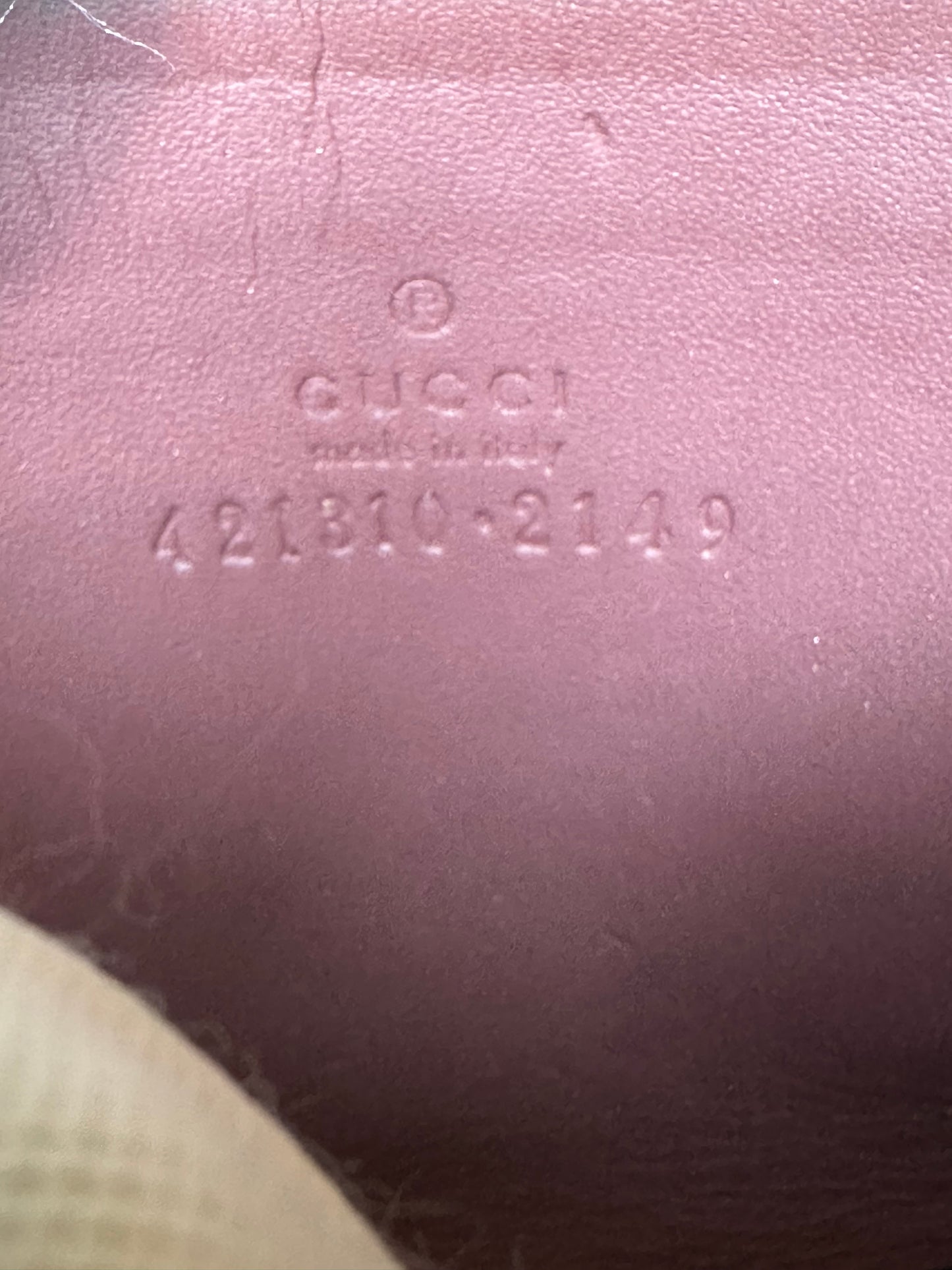 GG Supreme Monogram Blooms Zip Around