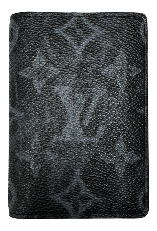 Monogram Pastel Pocket Organizer Noir Canvas