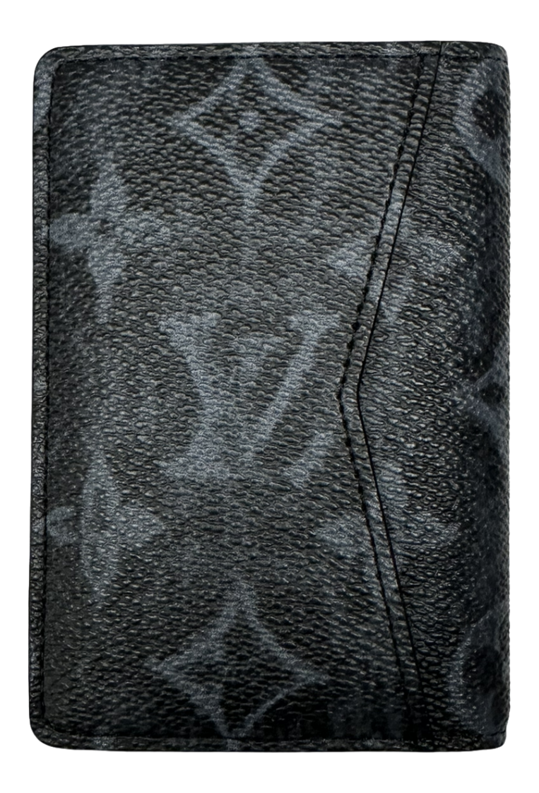 Monogram Pastel Pocket Organizer Noir Canvas