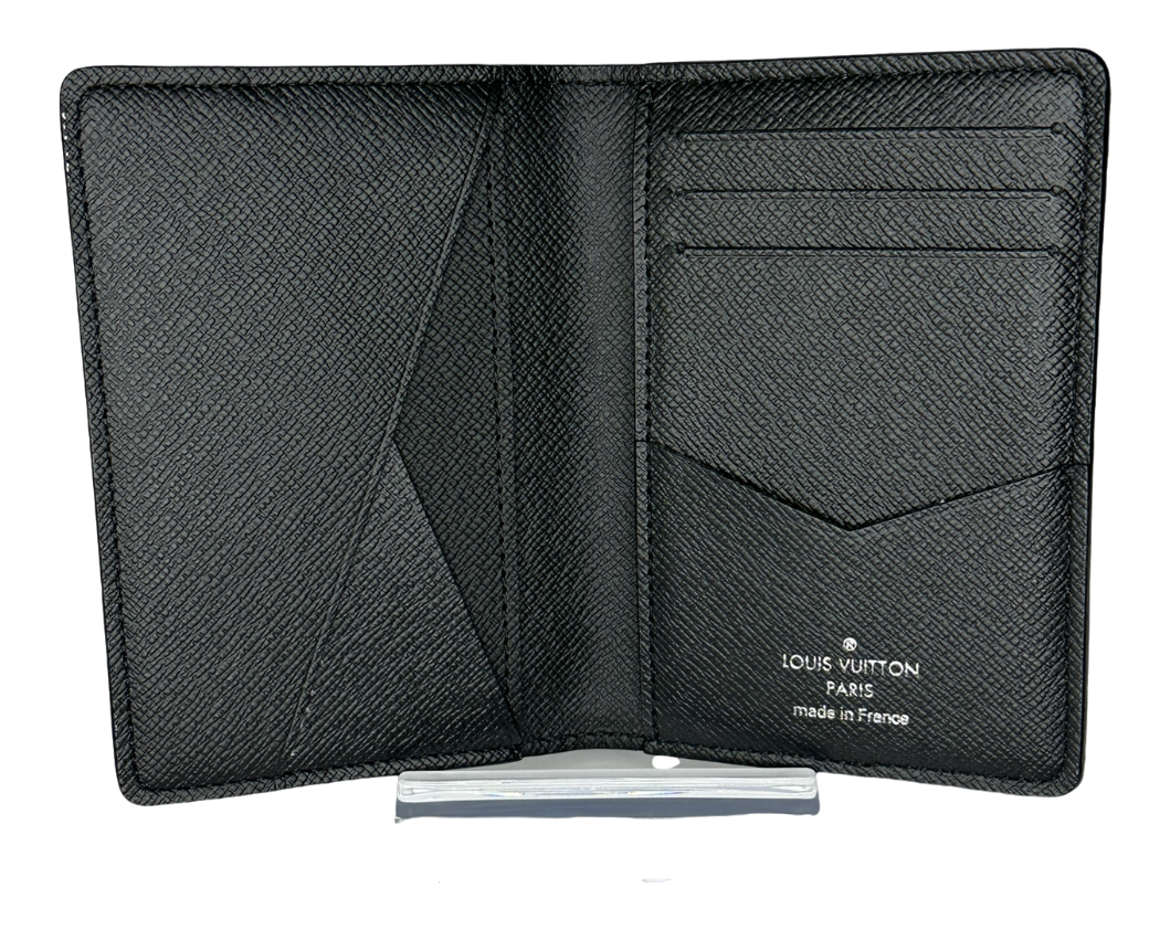 Monogram Pastel Pocket Organizer Noir Canvas