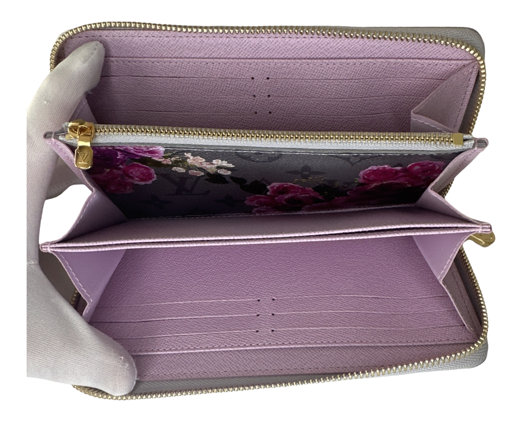 Metallic Monogram LV Garden Zippy Wallet