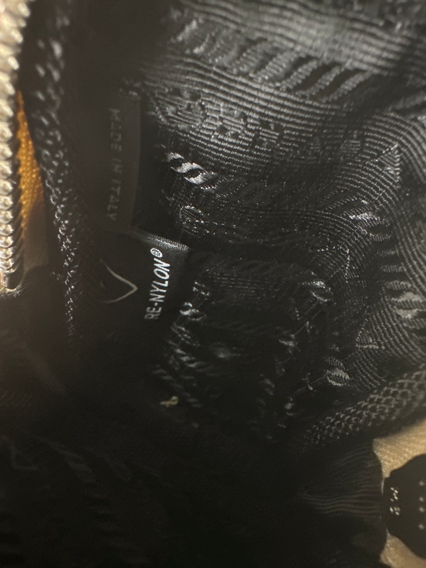 Beige Re-Nylon Shoulder Bag