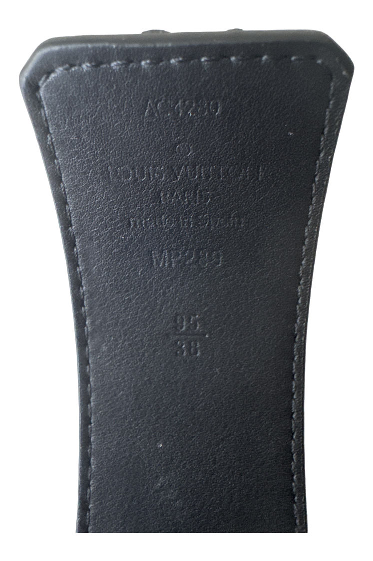 Damier Distorted Belt Size 95