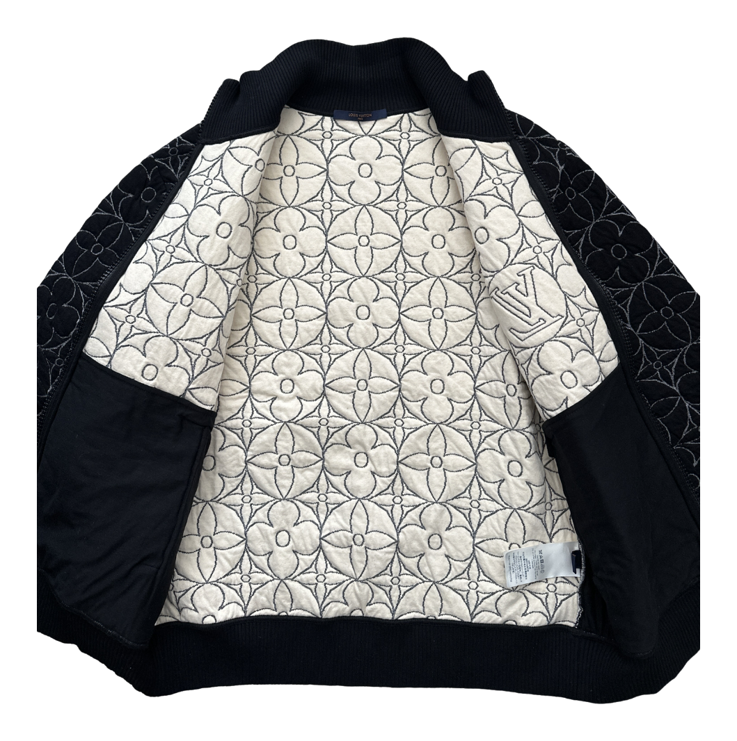 Monogram Flower Bomber Jacket