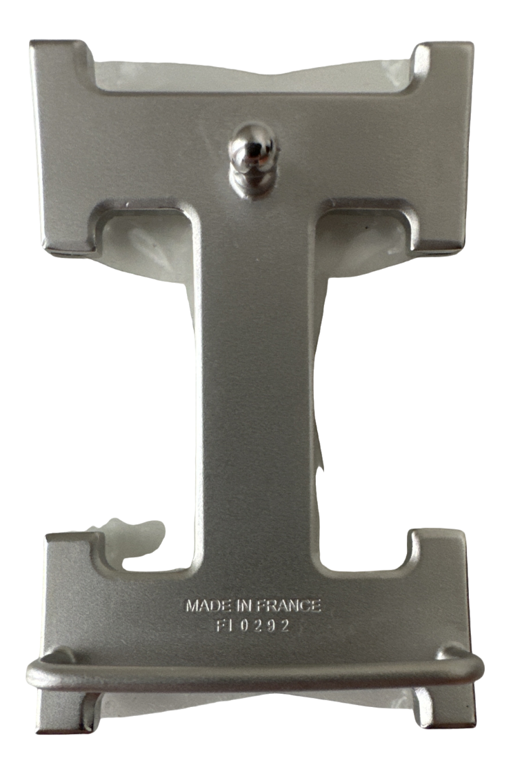 H Belt Buckle and Reversible Leather Strap 32MM