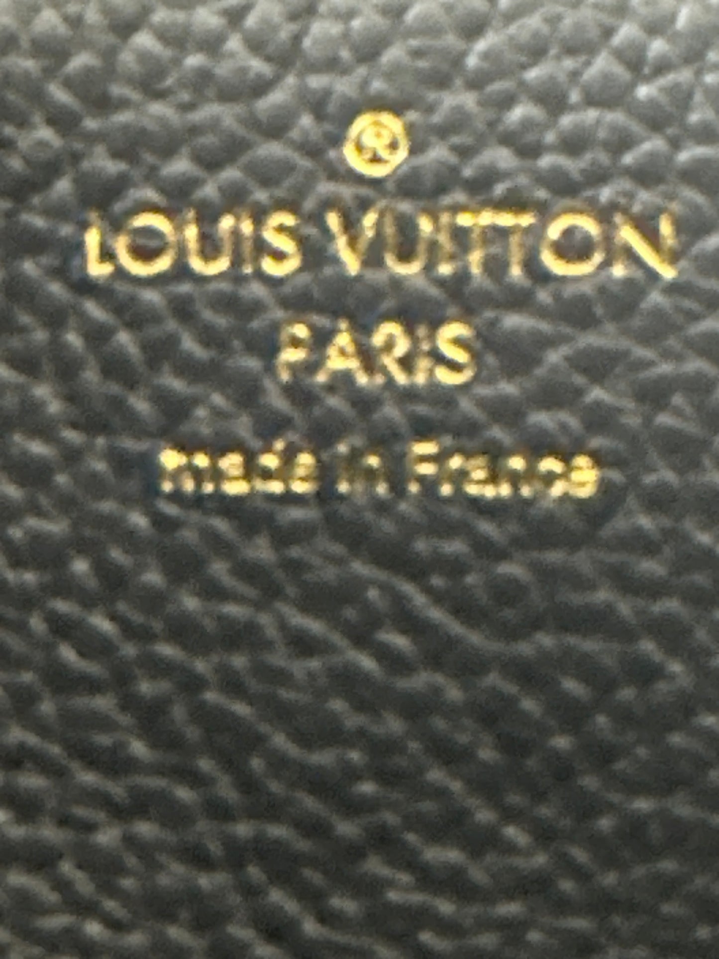 Monogram Navy Empriente Recto Verso Cardholder