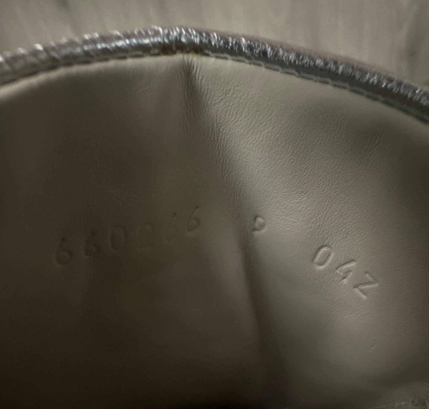 Ace Sneaker Silver Metallic