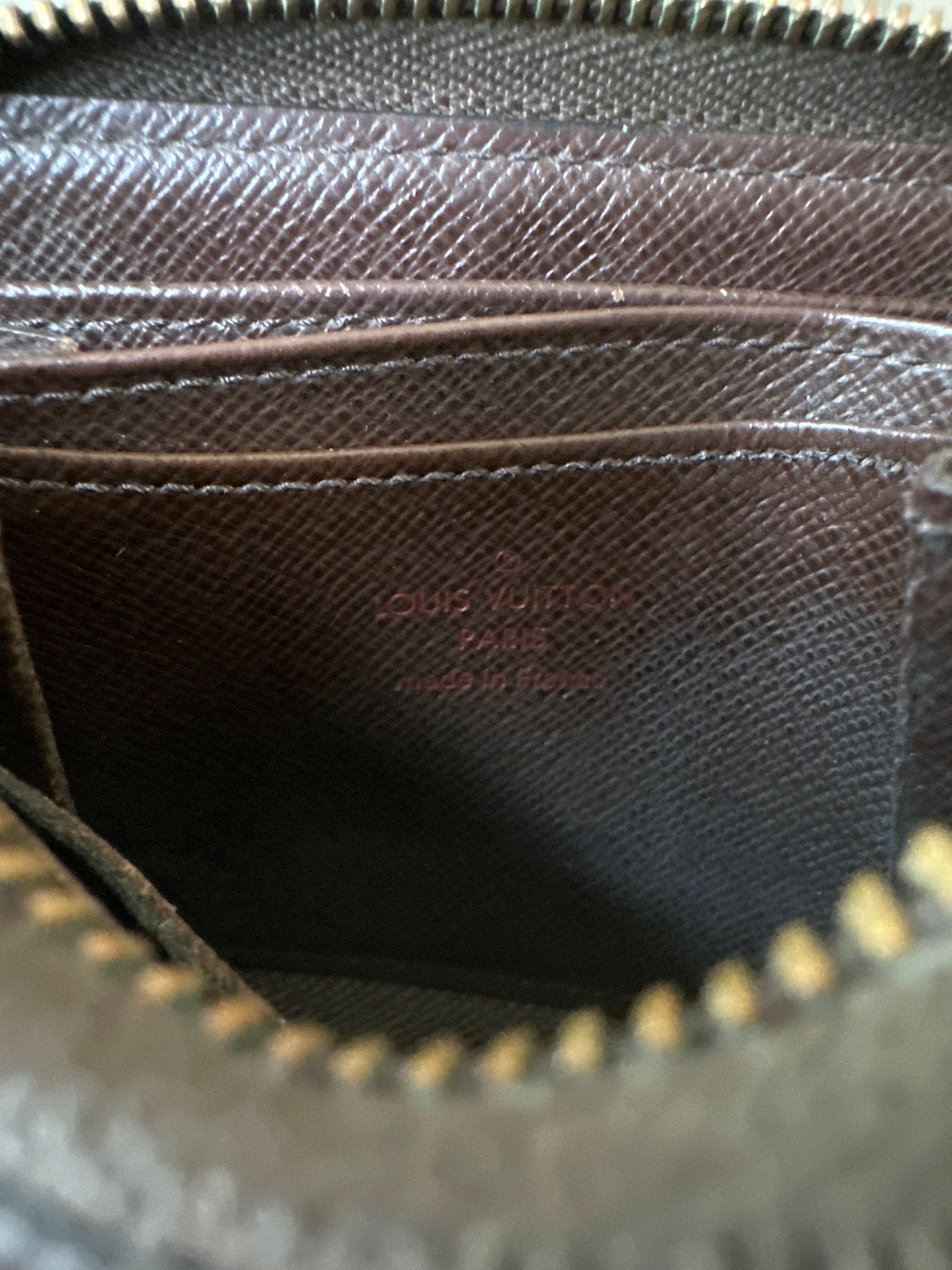 Damier Ebene Zippy Coin Purse