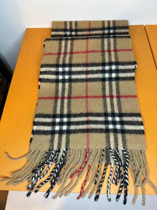 Nova Check Lambs Wool Scarf