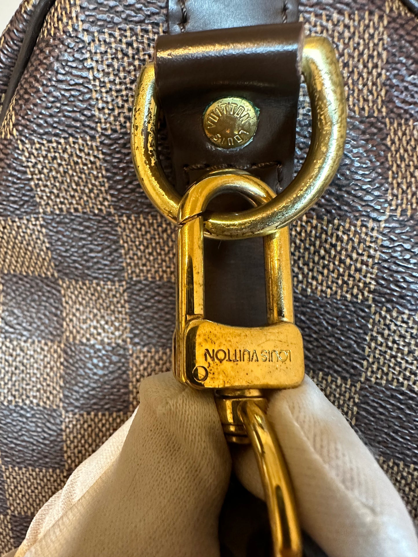 Damier Ebene Speedy 35 Bandouliere