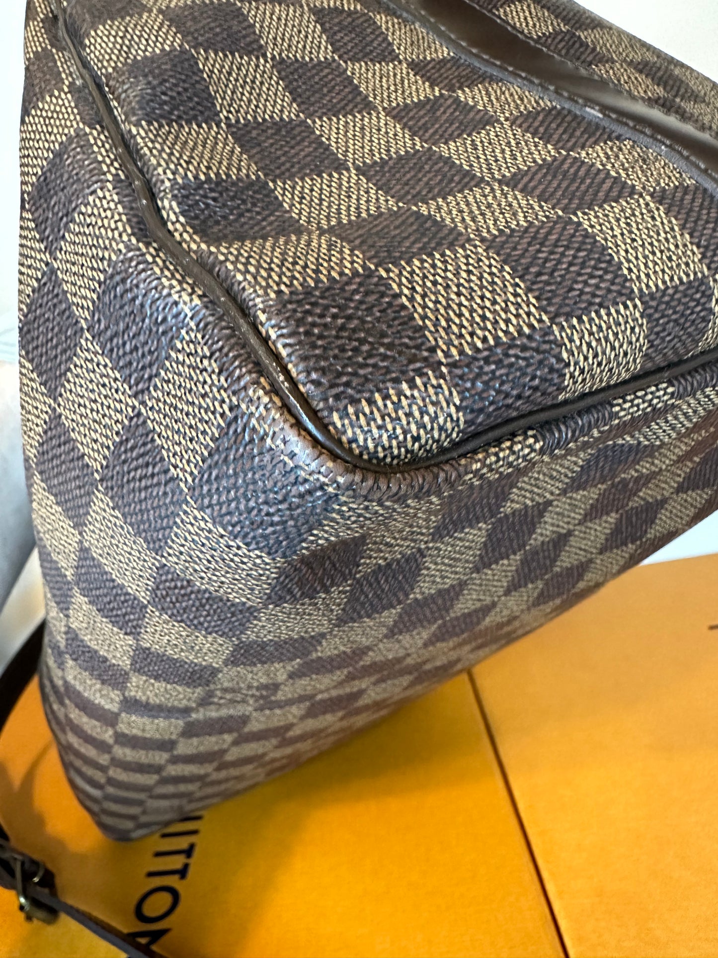 Damier Ebene Speedy 35 Bandouliere