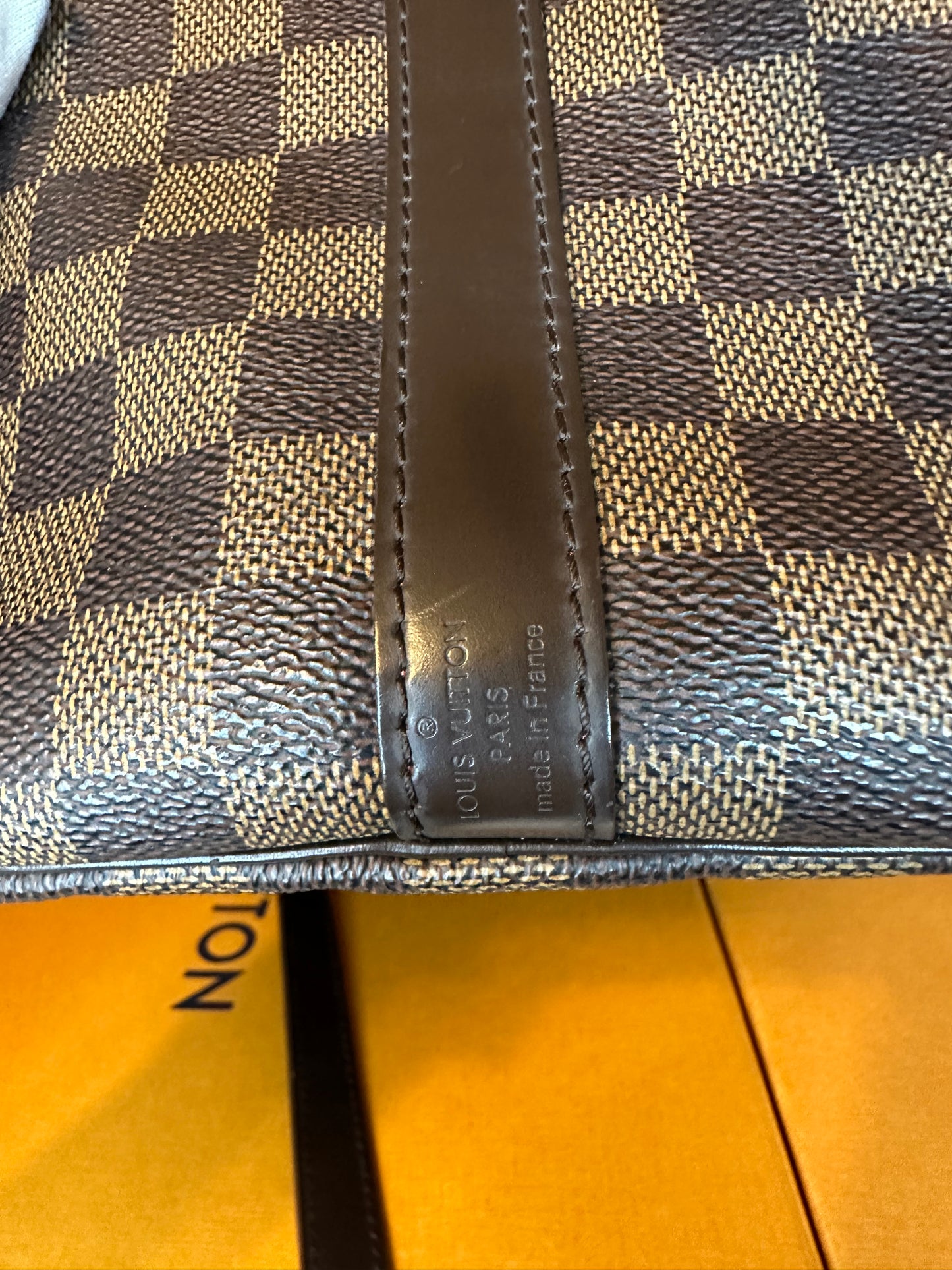 Damier Ebene Speedy 35 Bandouliere