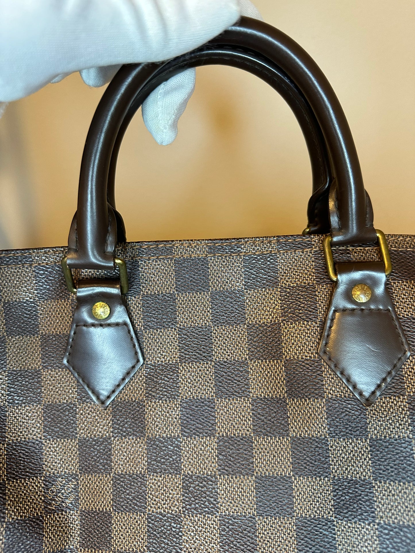 Damier Ebene Speedy 35 Bandouliere