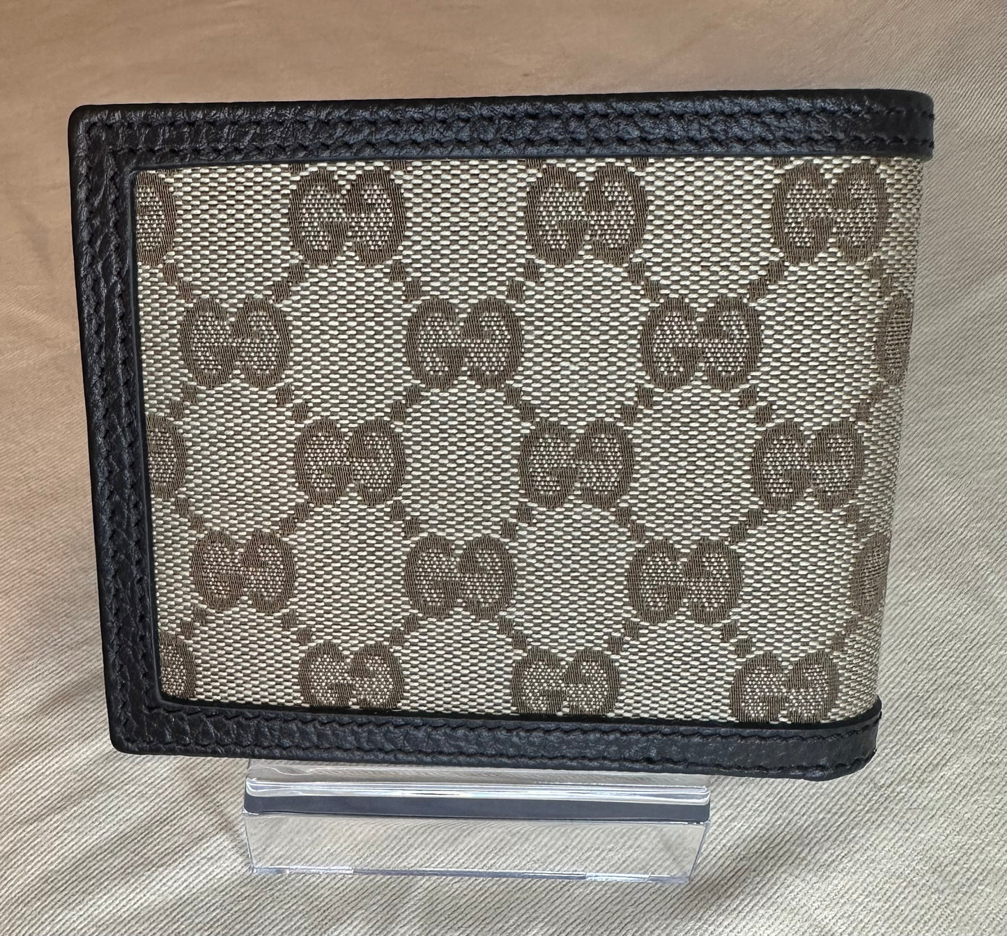 GG Supreme Pattern Bifold Wallet