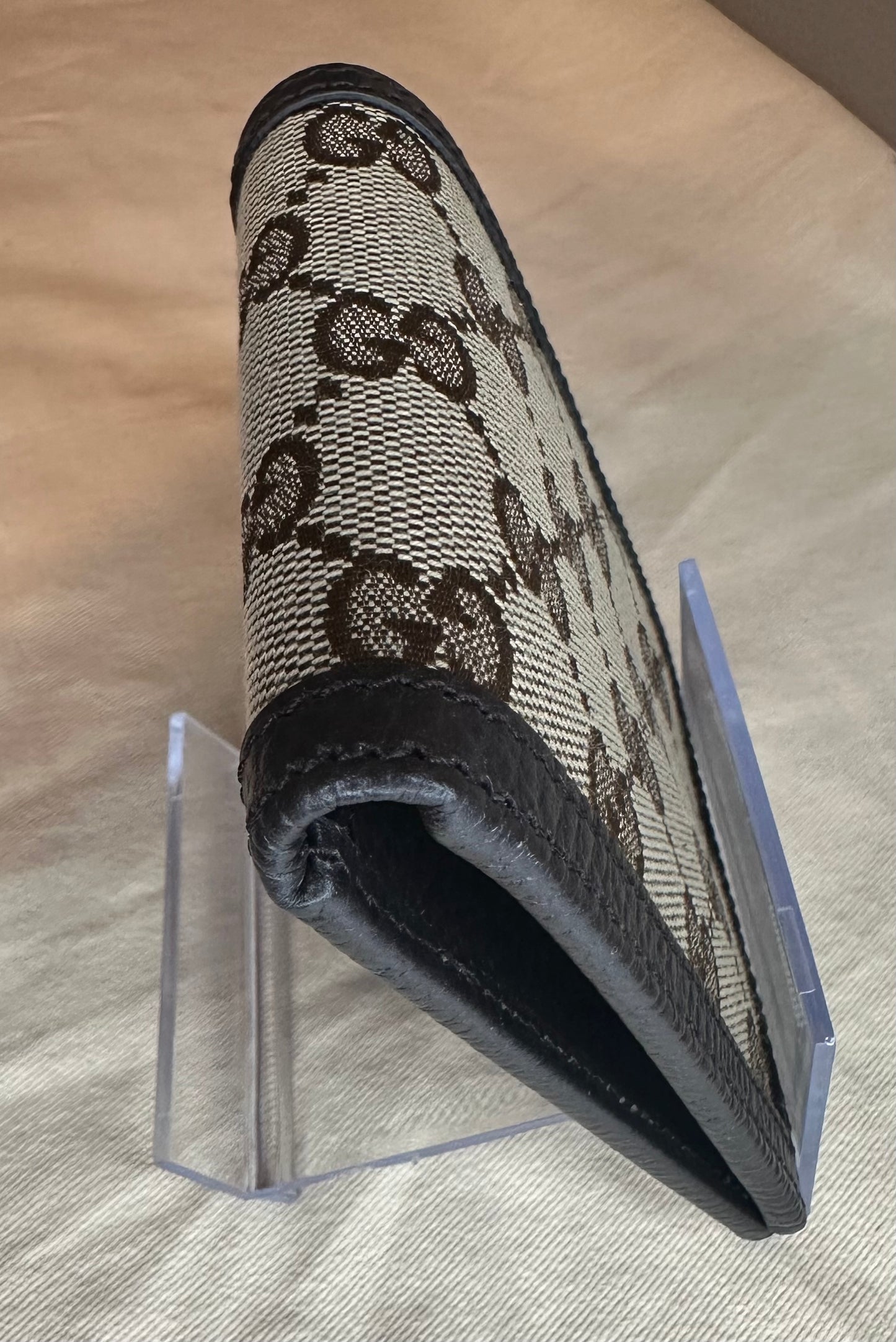 GG Supreme Pattern Bifold Wallet