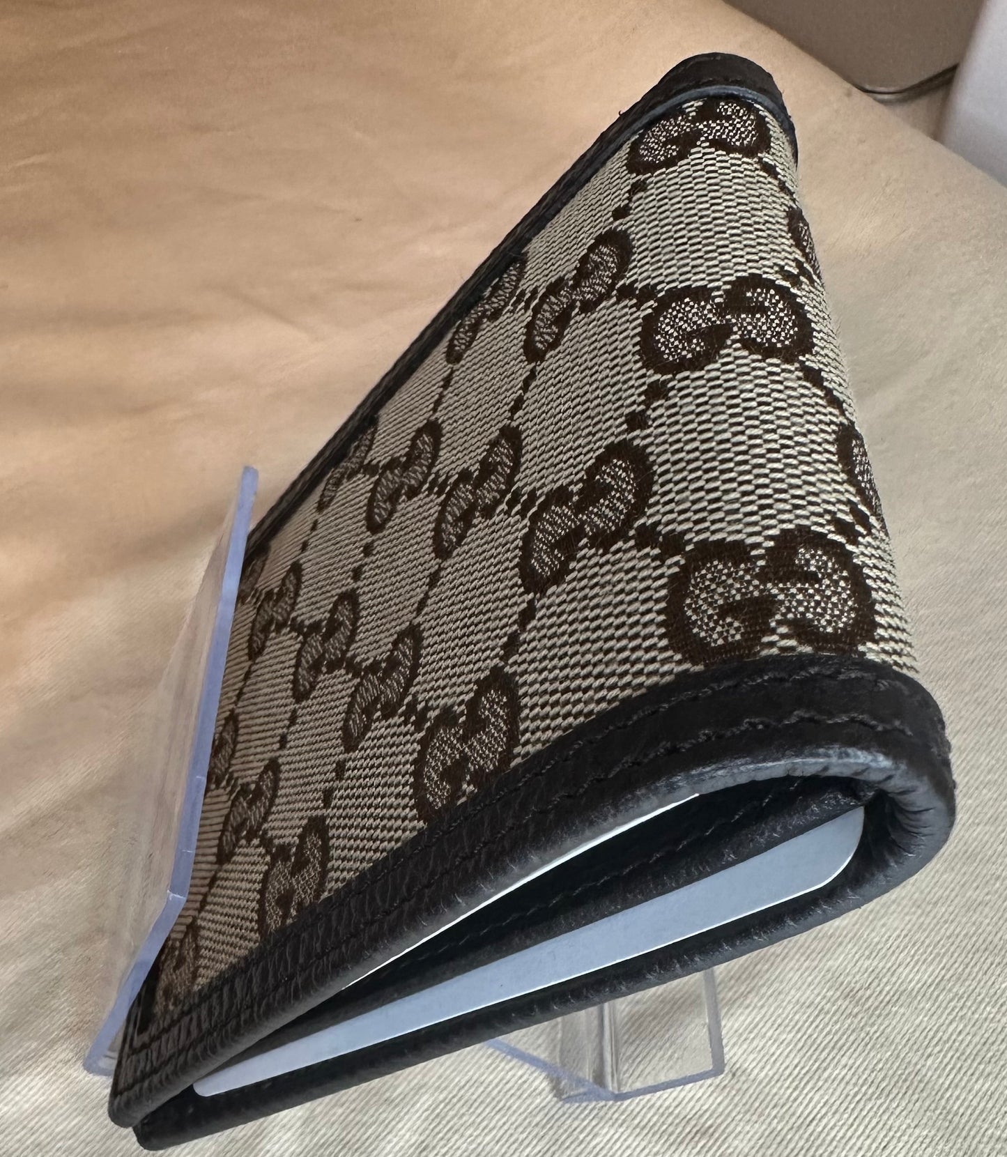 GG Supreme Pattern Bifold Wallet