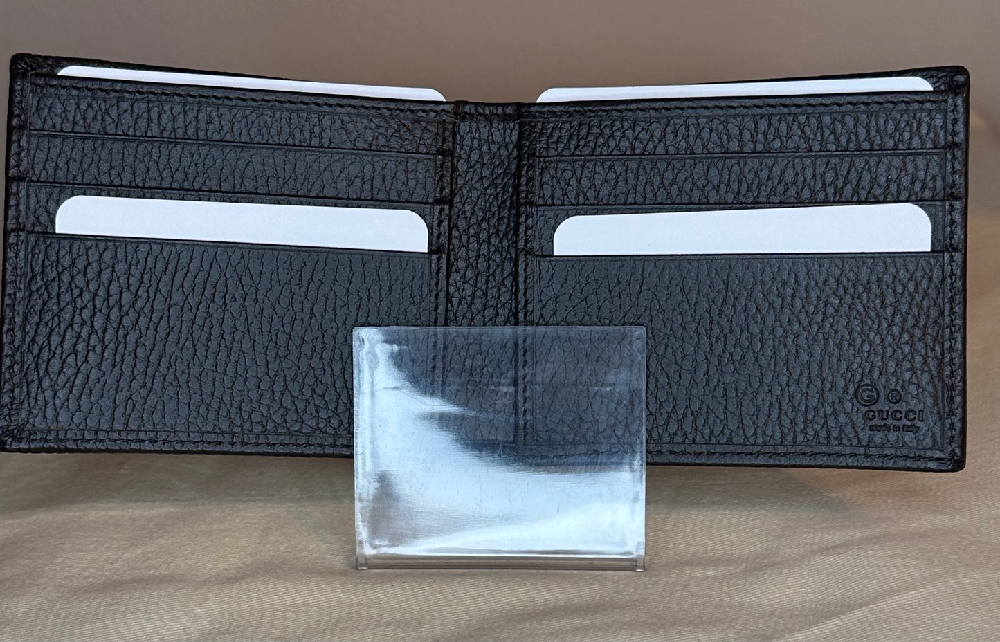 GG Supreme Pattern Bifold Wallet