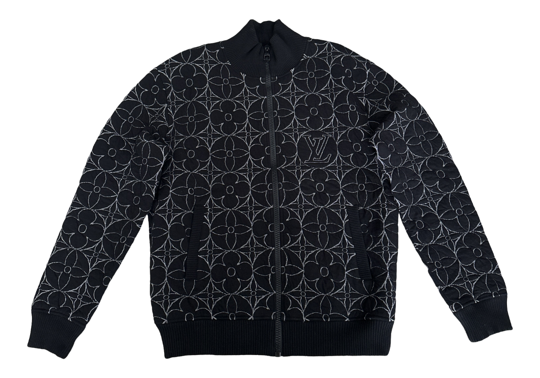 Monogram Flower Bomber Jacket