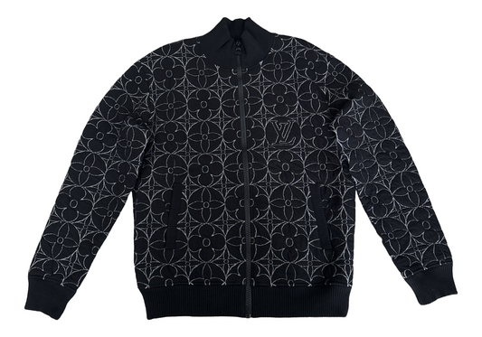 Monogram Flower Bomber Jacket